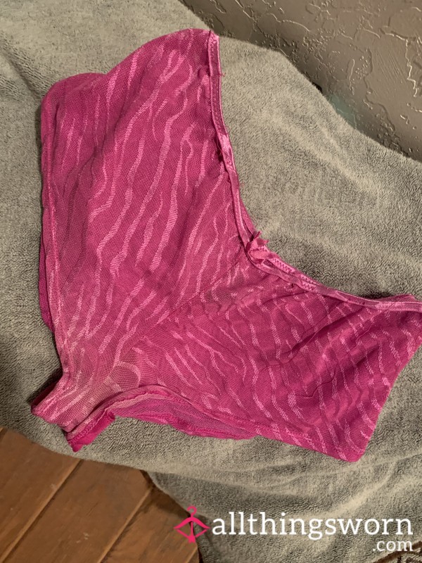Pink Zebra Boy Shorts