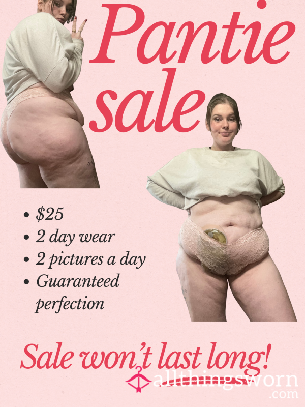 Pink/nude Cheeky Lace Panties! 🎀