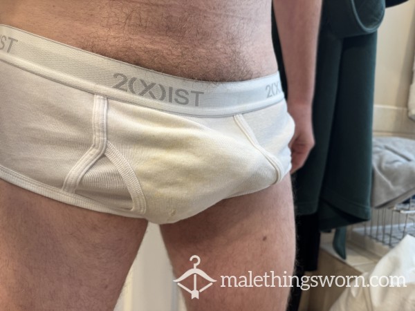 Pi*s And C*m Stained 2XIST Briefs