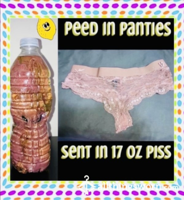 *🍋pi*s Shower Panties In 17 Oz Of Fresh Lemonade ! Want To Watch? 👀