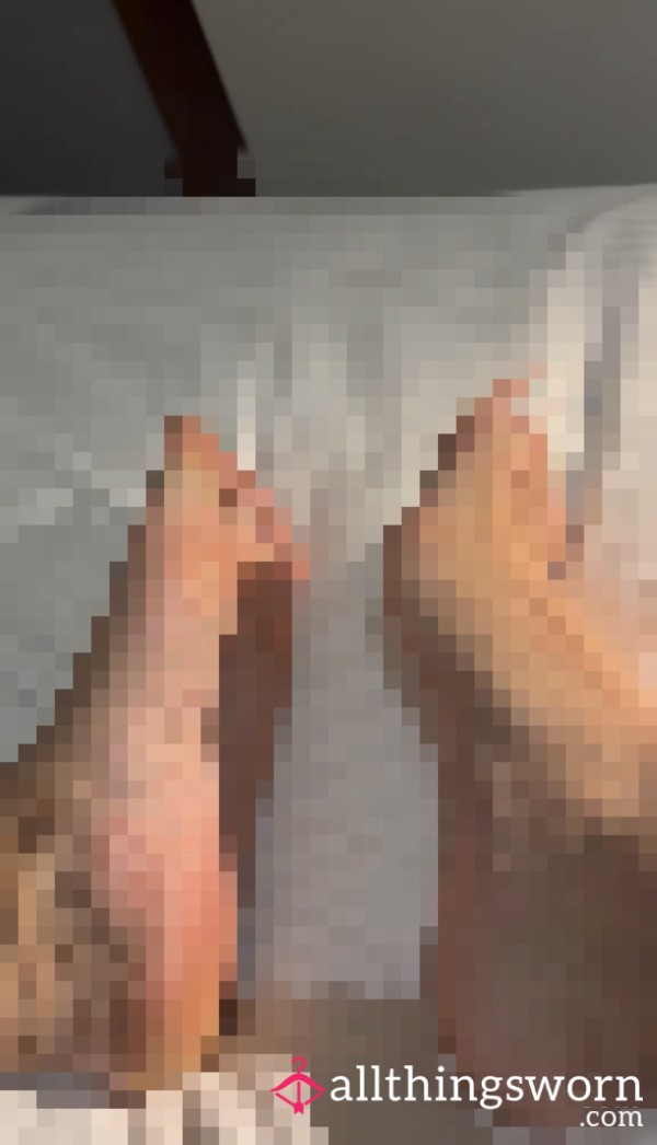 Pixelated Foot Tease