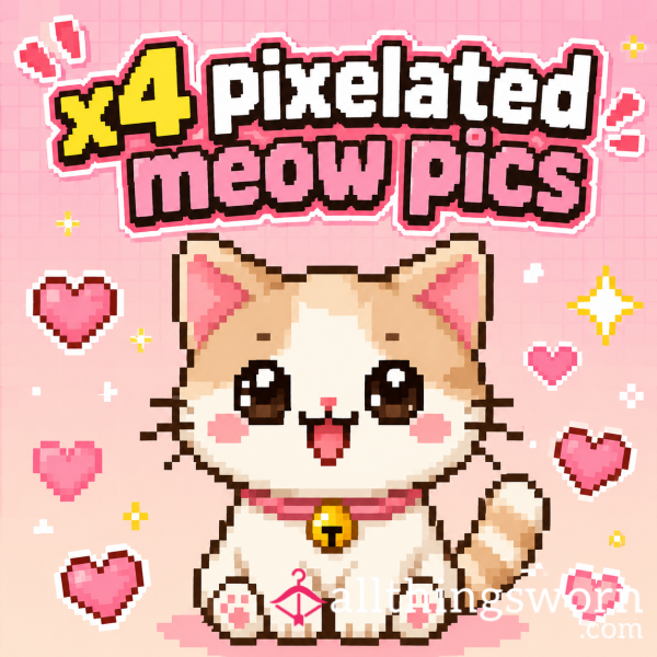 Pixelated Meow Photos 🐱🐱