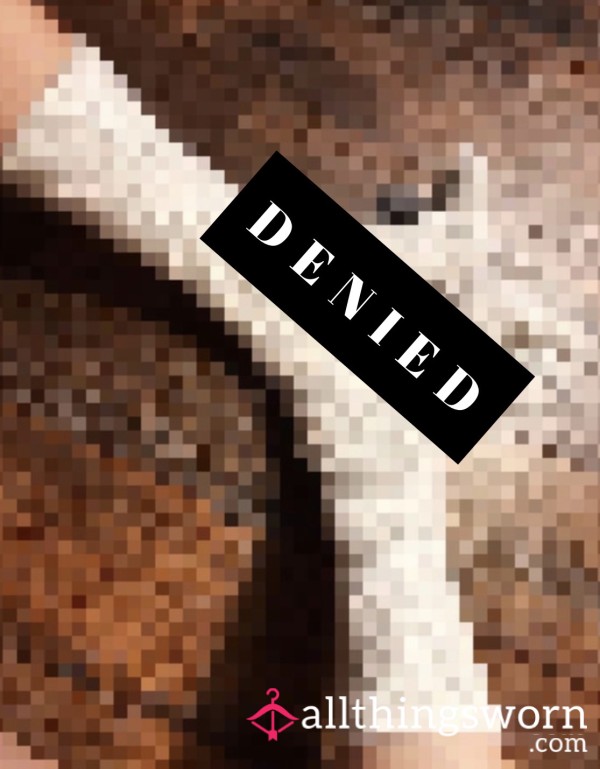 Pixelated Soft Off White Tall Socks That You Only Wish You Could See 💋