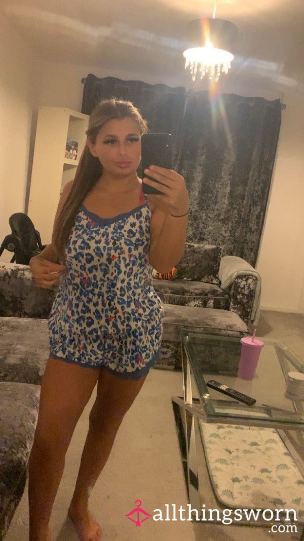 Pj Leopard Print Set