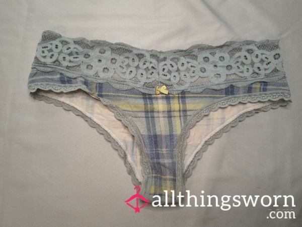 Plaid Blue Panties