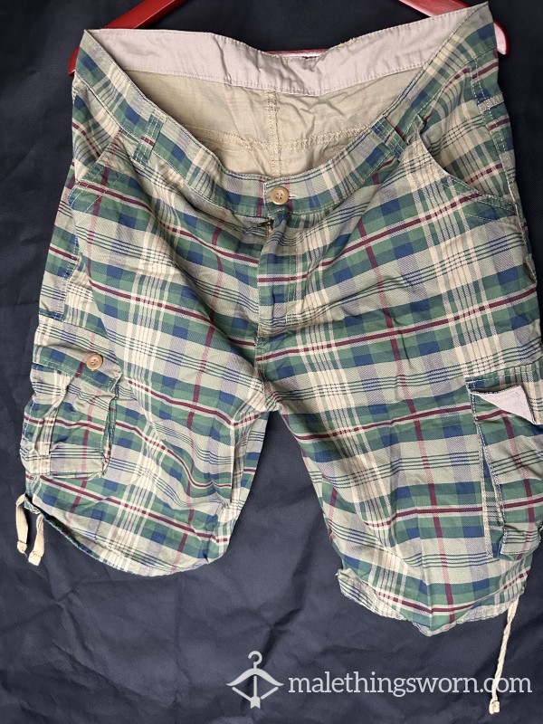 Plaid Casual Short Size 34