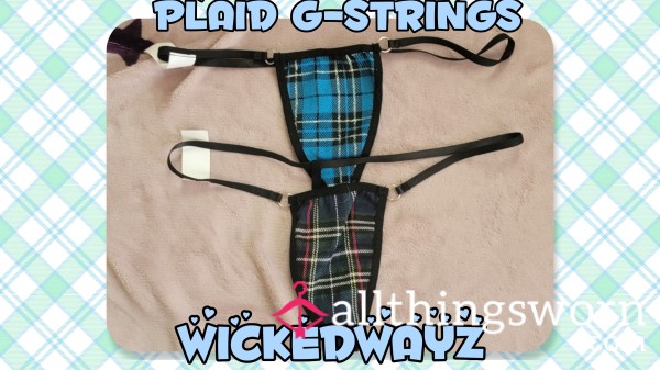 PLAID G-STRINGS
