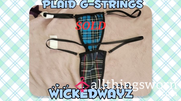 PLAID G-STRINGS