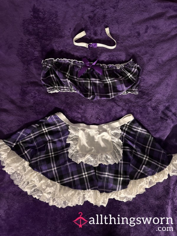 Plaid Maid Outfit