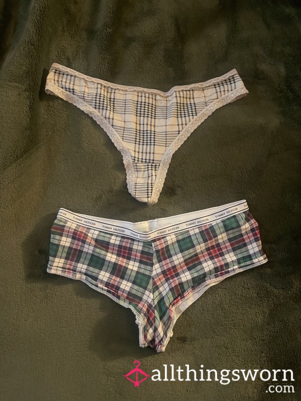 PLAID School Girl Panties❤️💙