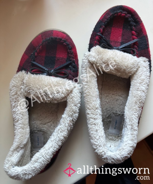 Plaid Slippers