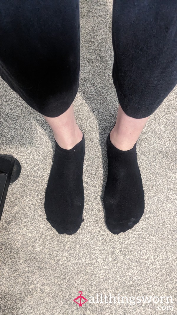 Plain Black Sports Socks