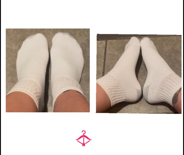 Plain White Ankle Socks