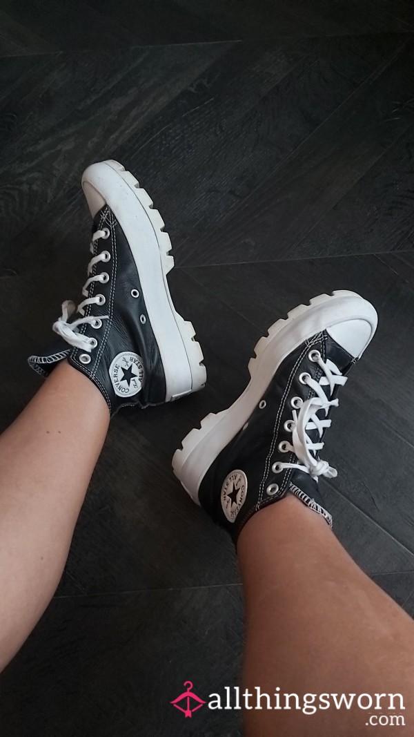 Platform Black Converse Loved