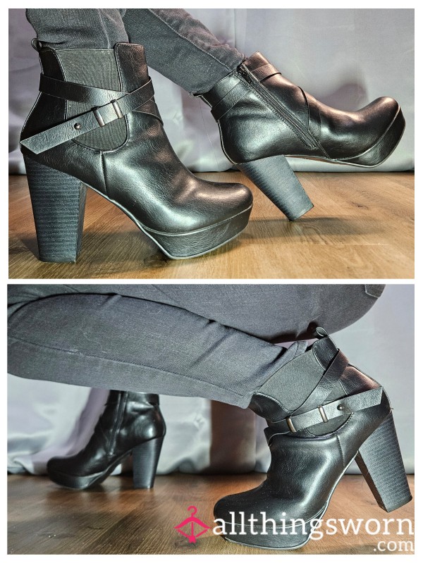 Platform Ankle Boots