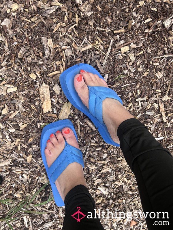 Platform Sandals Heavily Worn
