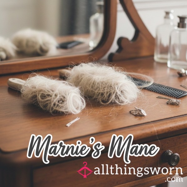 Platinum Blonde Hairbrush Hair – Freshly Collected From My Daily Brushings