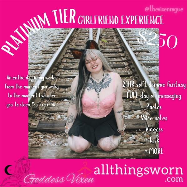 PLATINUM TIER - GIRLFRIEND EXPERIENCE W/ A GODDESS