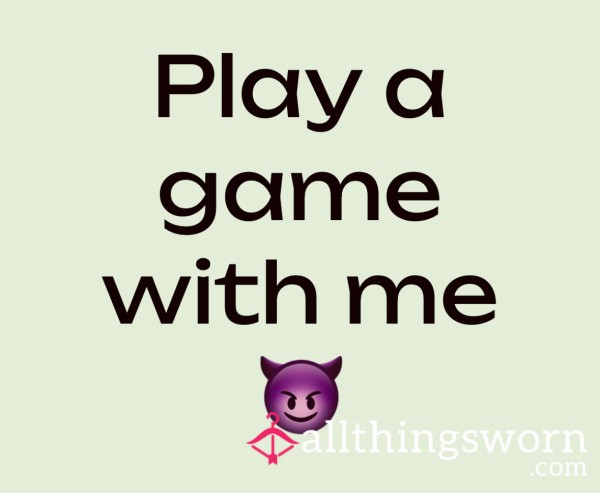 Play With Me😏
