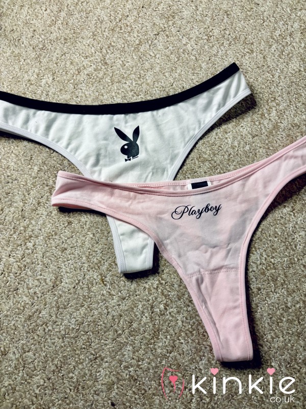 Playboy X Missguided Thongs 🩷🤍