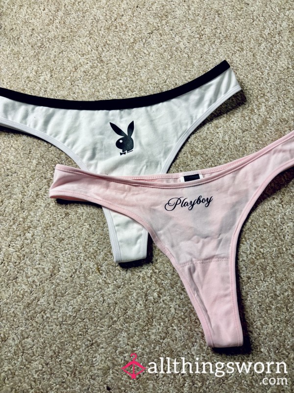 Playboy X Missguided Thongs 🩷🤍