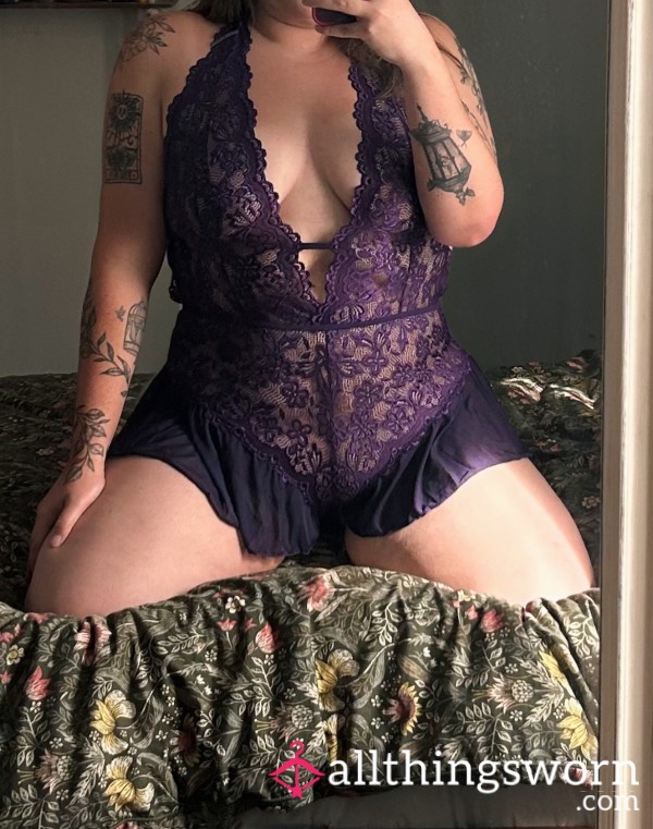 Played In Purple Lingerie W Videos 😈