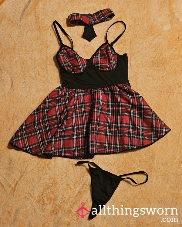 Playful 3-Piece Lingerie Set ❤️🖤