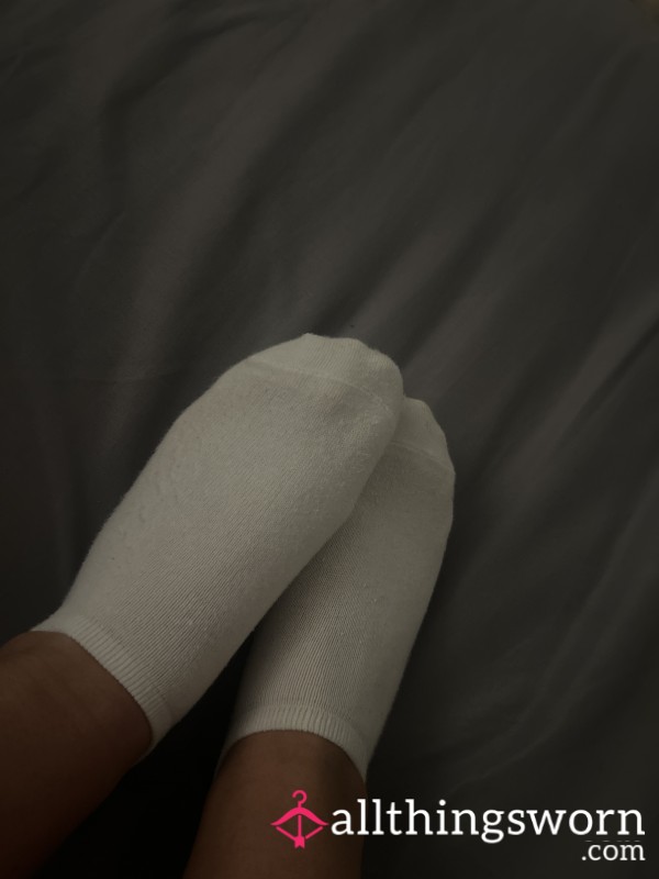 Playful Touch To A White Sock