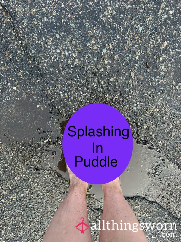 Playing In Mud Puddle