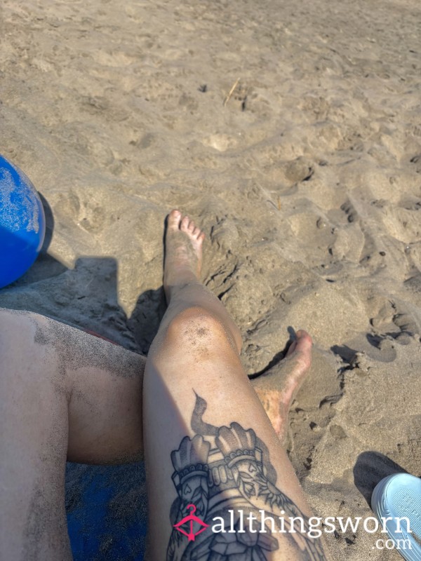 Playing In The Sand With My Feet 🏖️👣