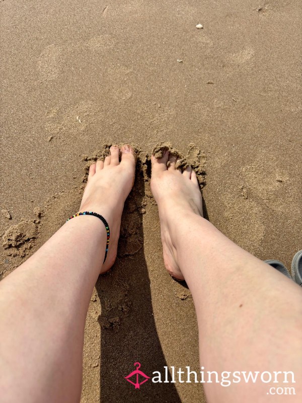 Playing With My Feet In The Sand