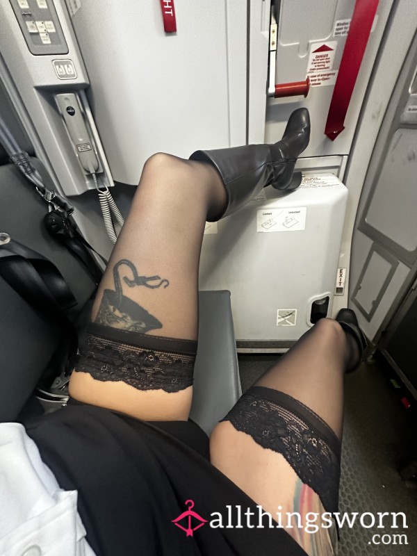 Playing With Myself In The Back Galley 🐱 💦 ✈️
