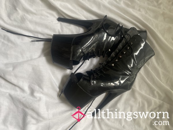 Pleaser Boots  👠 (strippper Heels) Well Worn