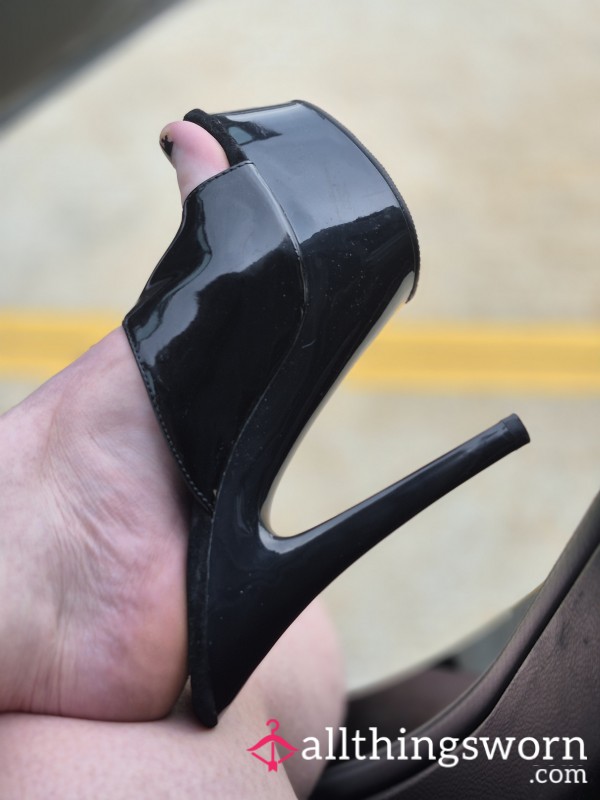 Pleaser Heels In The Garage