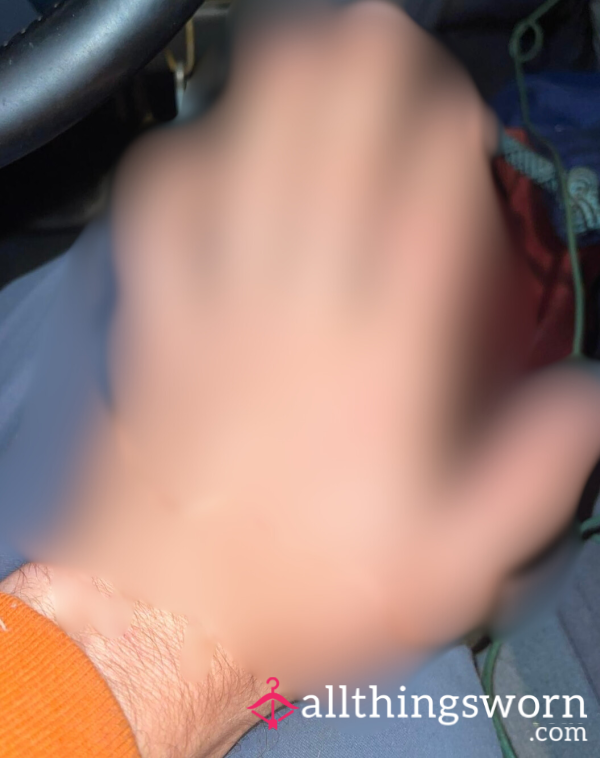 Pledge Crushing Hands (Veins Popping, Lightly Soiled After Gardening)