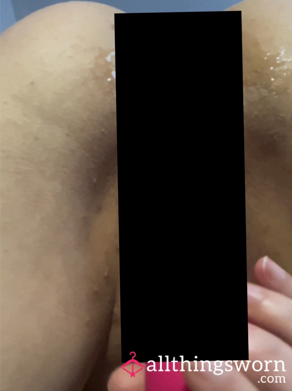 Plug Filled A**hole Pulsing With Orgasm