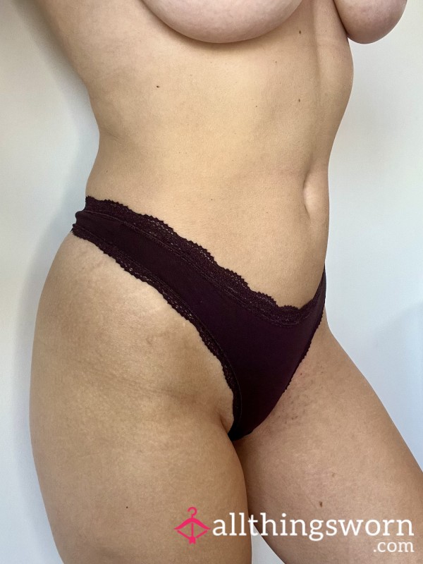 Plum Bargain Bin Panties – Midnight’s Cheap Thrill 😈