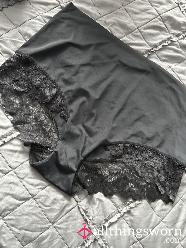 Plus Size 3xl Stretch And Lace Panties Worn