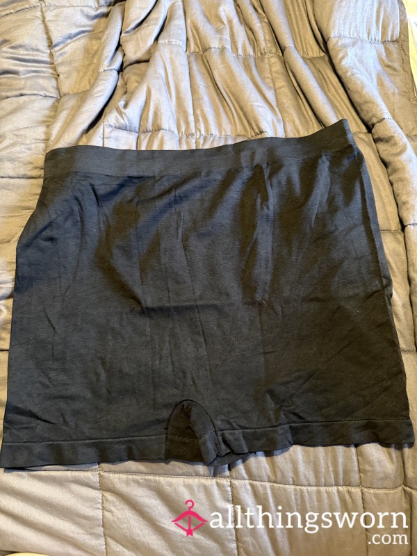 Plus Size Black Boyshort Underwear