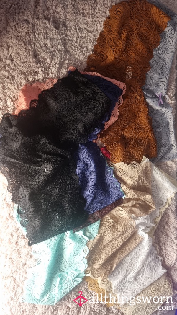 ✨ Plus Size Lacey Underwear – Pre-Loved & S**y ✨