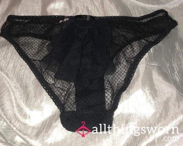 Plus Size S**y Lace Worn Thong