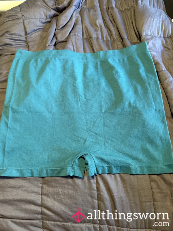 Plus Size Teal Boyshort Underwear