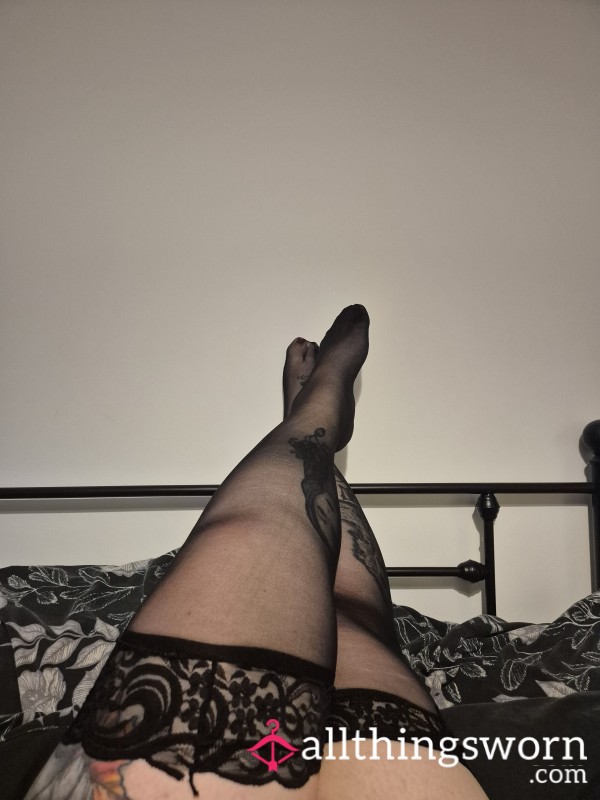 Plus Size Worn Stockings