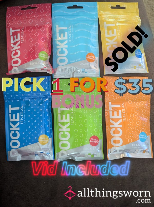 Pocket Tenga With Vid & Pics $35