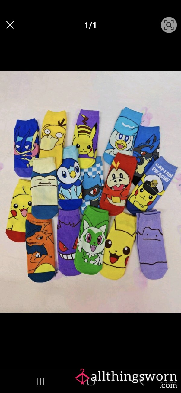 ◇ Pokemon Ankle Socks ◇