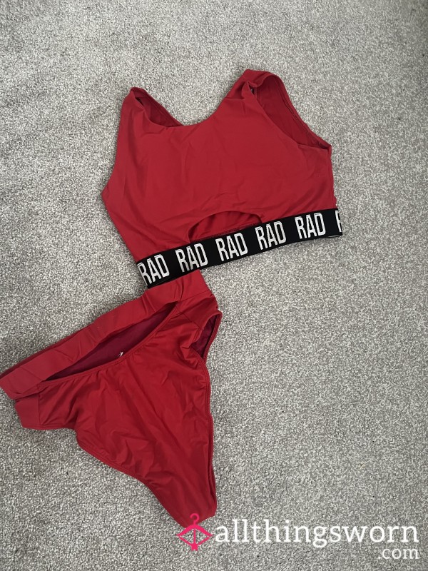 Pole Dancing Outfit, Worn For A 2 Hour Pole Dance Session