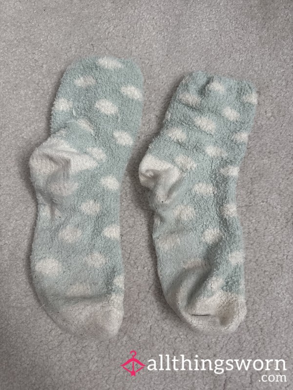 Polka Dot Fluffy Socks