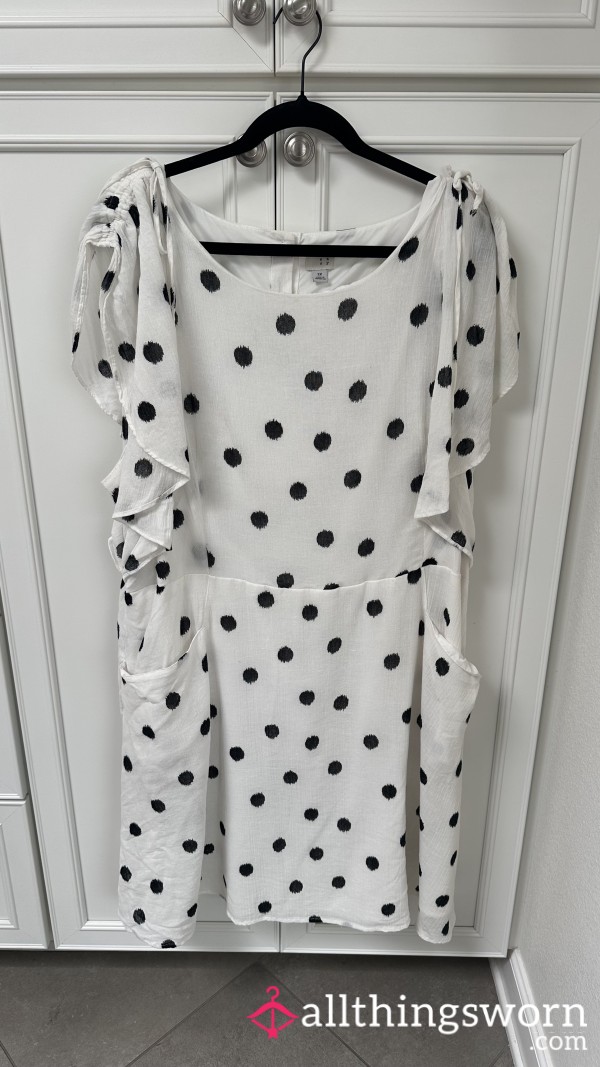Polka Dot Ruffle Dress