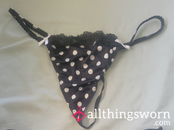 Polka Dot Victoria's Secret Angels G-String