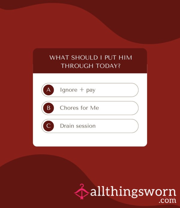 Poll Games - Let Everyone Decide Your Fate! 🖤